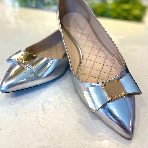 Cole Haan Silver Patent Leather size 9 - Picture 1 of 15